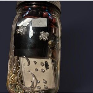 Assorted Jewelry Jar